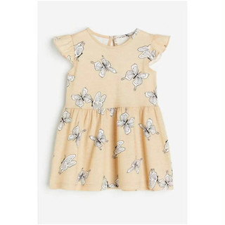 Váy bé gái H&M auth cotton mềm mát | Đầm trẻ em hoạ tiết xinh form xoè | Váy bé gái mùa hè 1-6 tuổi