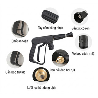 Súng Xịt Hơi Nước Nóng