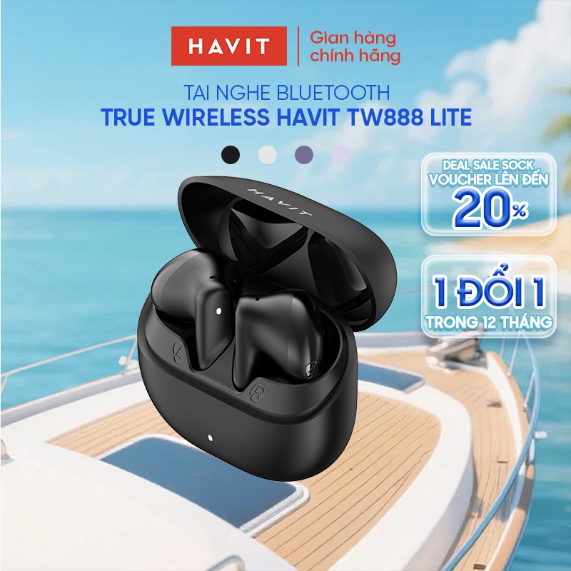 Tai Nghe Không Dây Havit Life 04T - TW888 Mic CaII ENC Hall Switch Bluetooth 6.0 | BigBuy360 - bigbuy360.vn