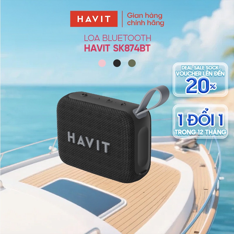 [Độc Quyền] Loa Bluetooth Havit SK874BT – Kháng Nước IPX5, Công Suất 8W, Pin 8H, Hỗ Trợ TWS/TF/FM – Hàng Chính Hãng | BigBuy360 - bigbuy360.vn
