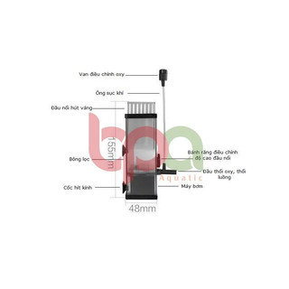 LỌC VÁNG JY-02 JY-03 SUNSUN - CUNG CẤP OXY VÀ HÚT DƠ BỀ MẶT CHO HỒ CÁ THỦY SINH