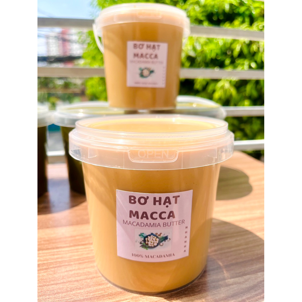 BƠ HẠT MACCA ( Macadamia Butter) NGUYÊN CHẤT 100%, không pha dầu