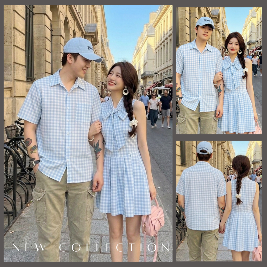 Đồ đôi nam nữ hottrend set đồ đôi, đồ đôi nam nữ set couple, đồ cặp nam nữ chụp hình cưới SWEET LOVE