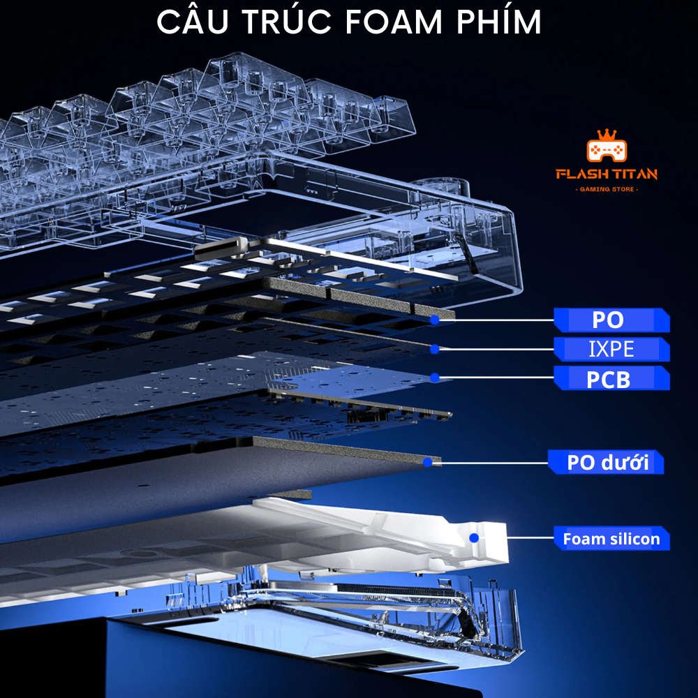 Bàn phím cơ không dây AULA F98 PRO v3 - bàn phím cơ bluetooth fullsize có màn hình Led- Hotswap 5pin | BigBuy360 - bigbuy360.vn