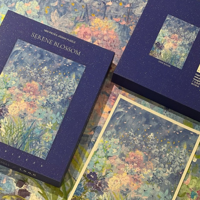 PIXEL PIECES PUZZLE 1000pcs SERENE BLOSSOM