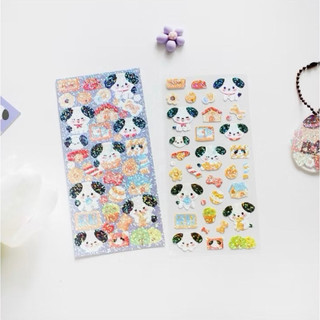 Tập 8 tấm nhãn dán ND18 LePet Life dễ thương  DIY trang trí đa nắng