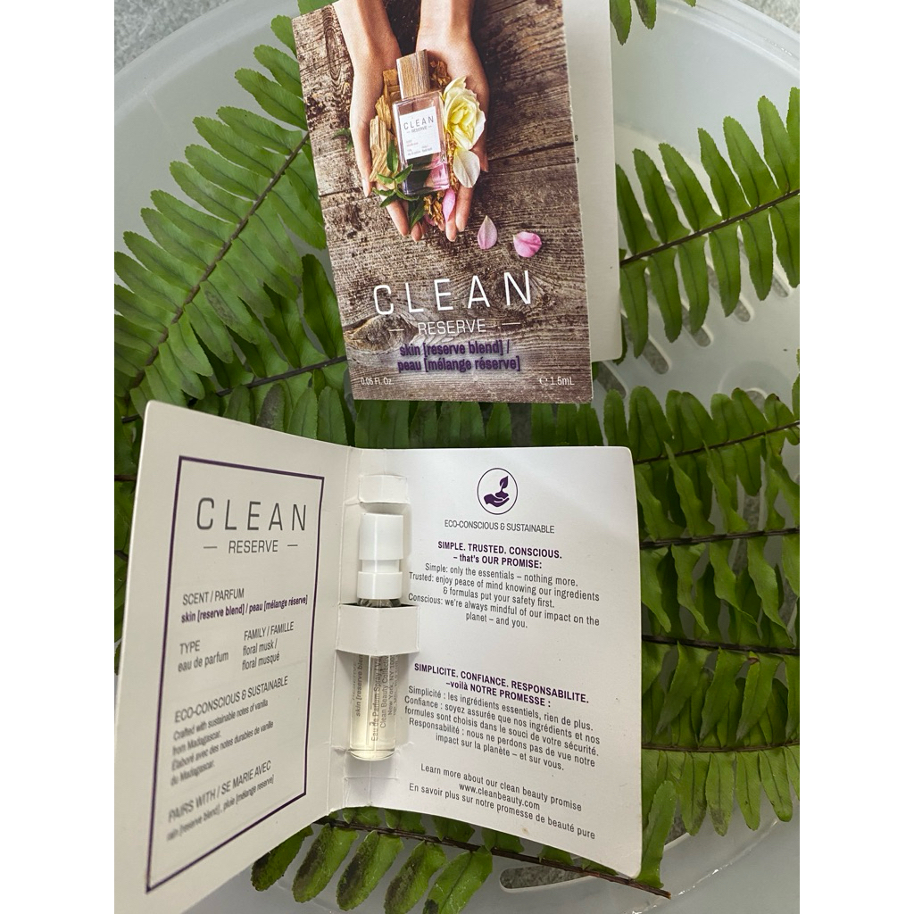 vial nước hoa Clean Reserve Skin Reserve Blend Eau De Parfum