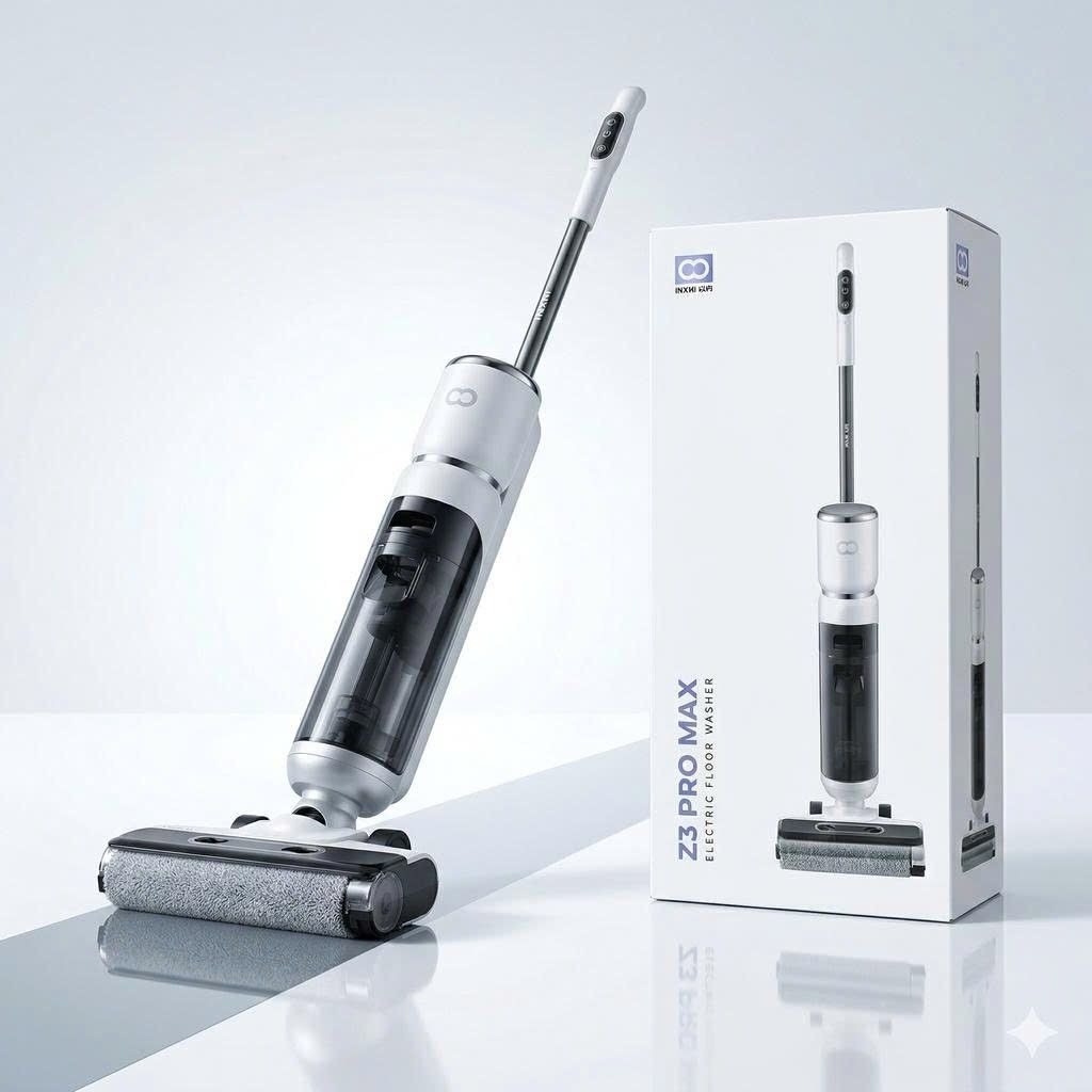 Máy hút bụi và lau nhà INXNI Z3 Pro Max.Tự giặt giẻ .diệt khuẩn
