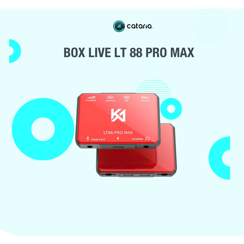 Box Livestream Stereo LT 88 PRO hỗ trợ thu âm livestream
