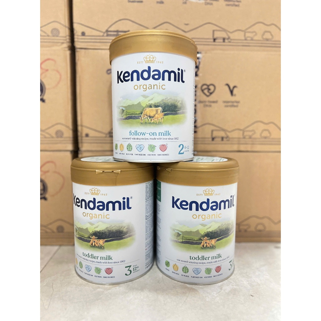 Sữa Kendamil Organic UK Chính Hãng - Sữa Công Thức Hữu Cơ Kendamil Organic Số 1 2 3 800g