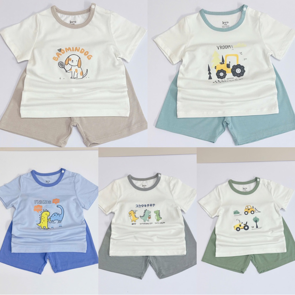 [JINRO] Bộ Cộc Tay Modal Petit Jinro Cho Bé 9m-4y
