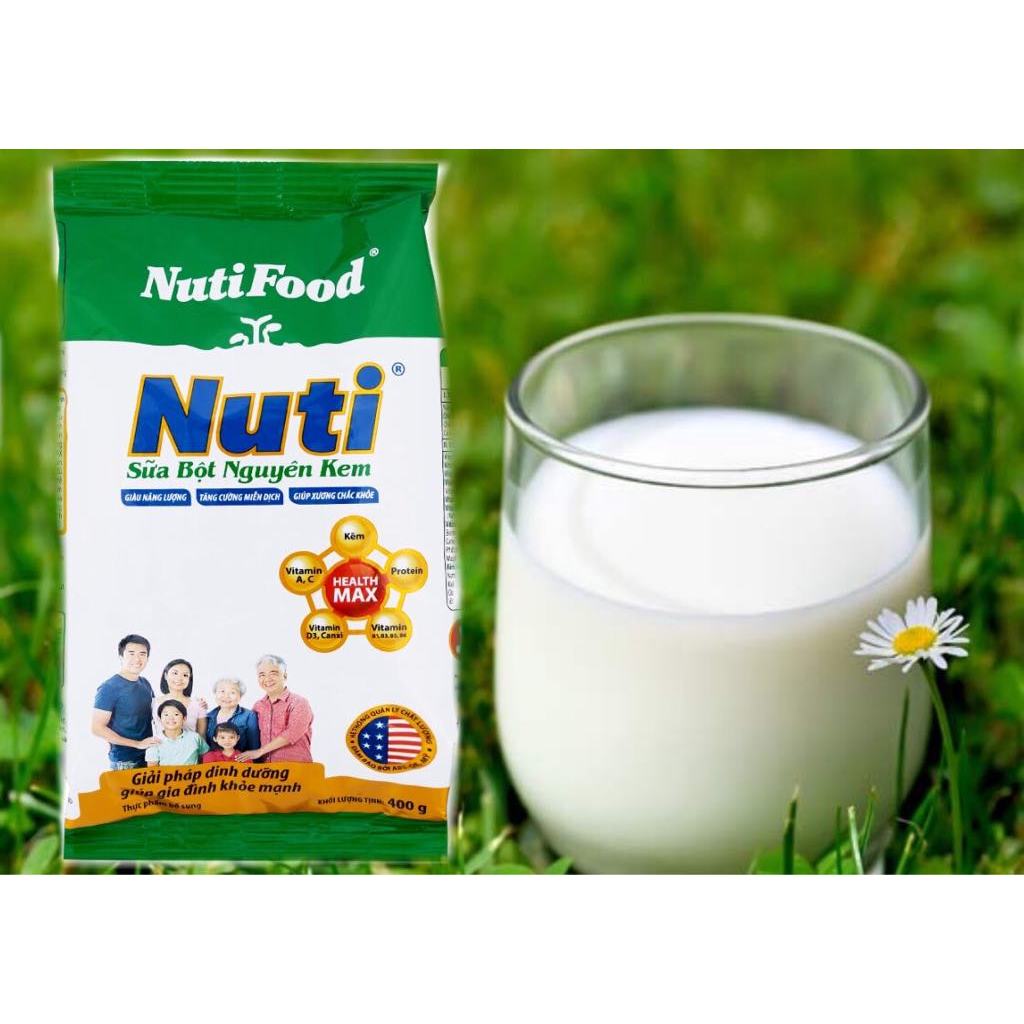 [NutiFood] Sữa nguyên kem gói 400g
