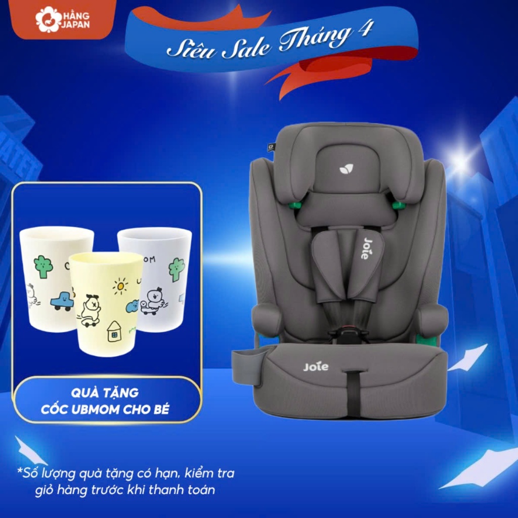 Ghế ngồi ô tô cho bé Joie Elevate R129 cho bé 1-12 tuổi