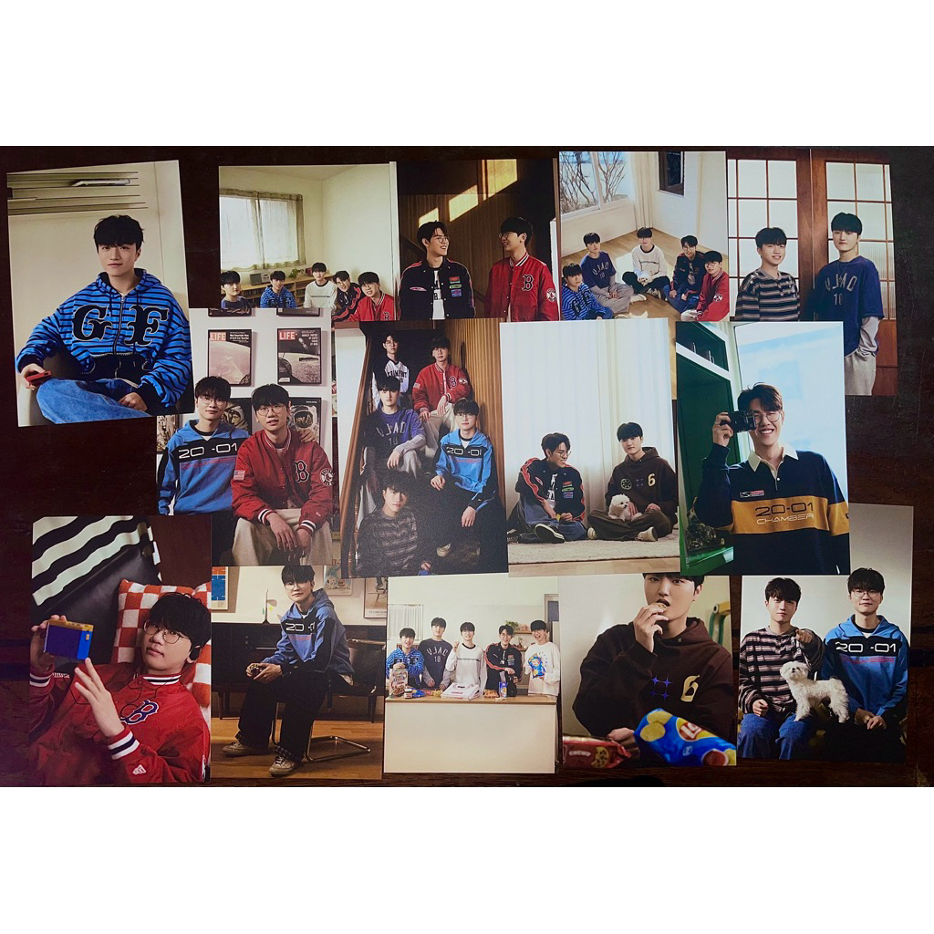 T1 Doran/Oner/Faker/Peyz/Keria postcard T1 Happy 2026 hàng official (Tách Lẻ, Sẵn)