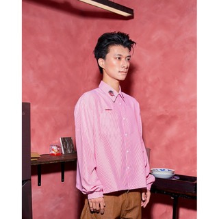 BREEZYY LONG NHONG BOXY SHIRT Áo sơ mi form boxy tay dài
