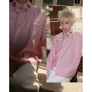 BREEZYY LONG NHONG BOXY SHIRT Áo sơ mi form boxy tay dài