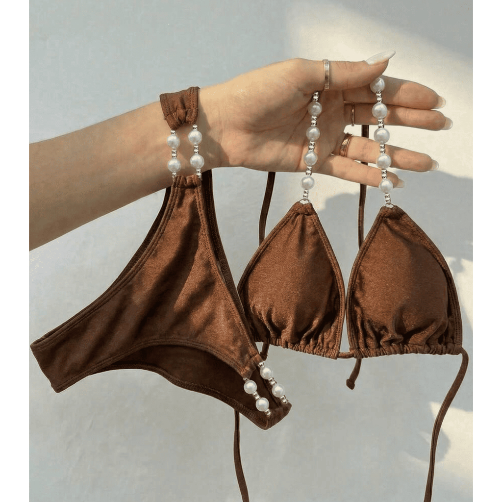 MOCHA BIKINI - bộ bikini 2 mảnh phối ngoc trai siêu điệu