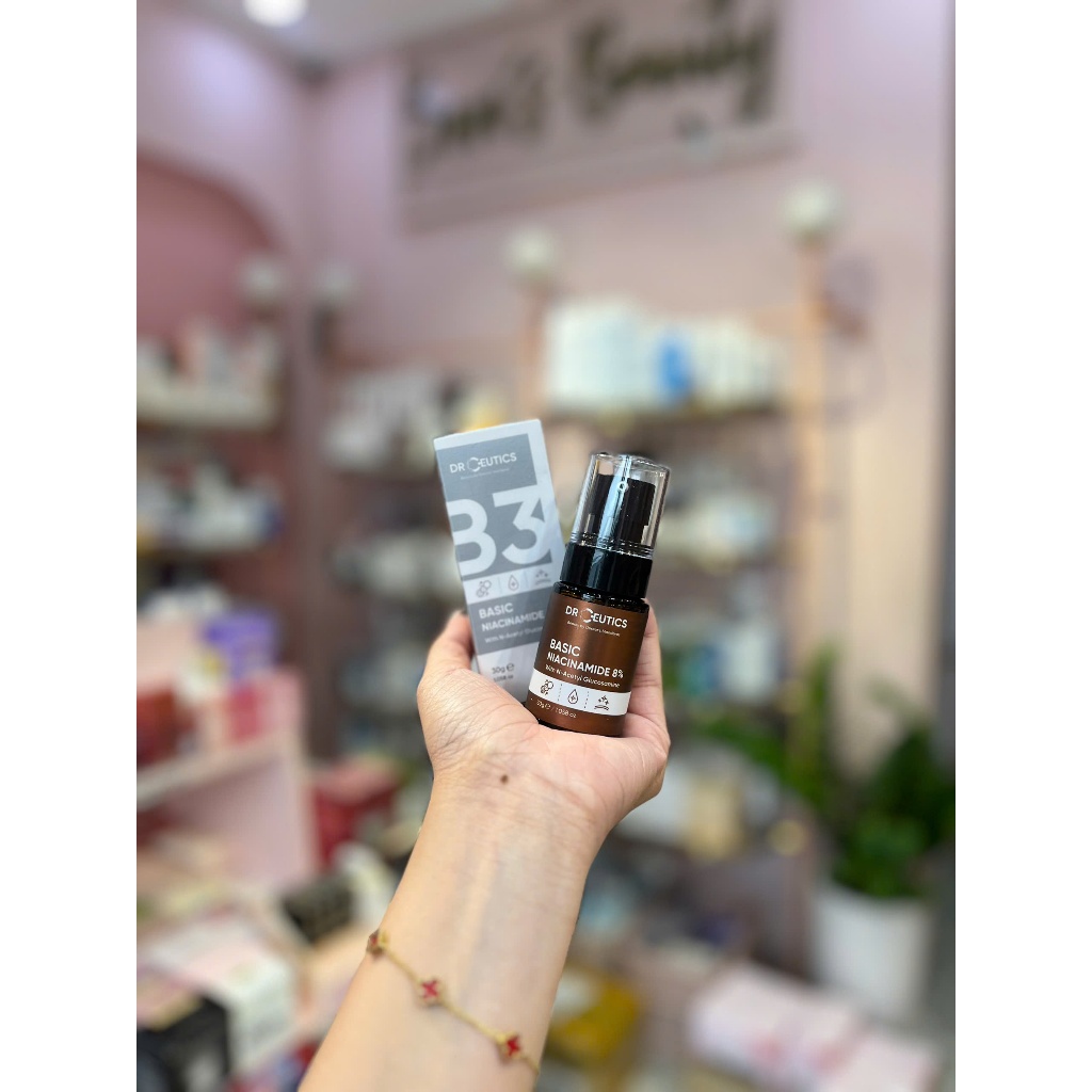 Serum  Sáng Da & Kiềm Dầu DrCeutics Basic Niacinamide 8% 30g