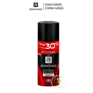 Combo Romano Attitude 3 Món – Dầu Gội 5in1 610g + Xịt 195ml + Nước Hoa 50ml Nam Tính