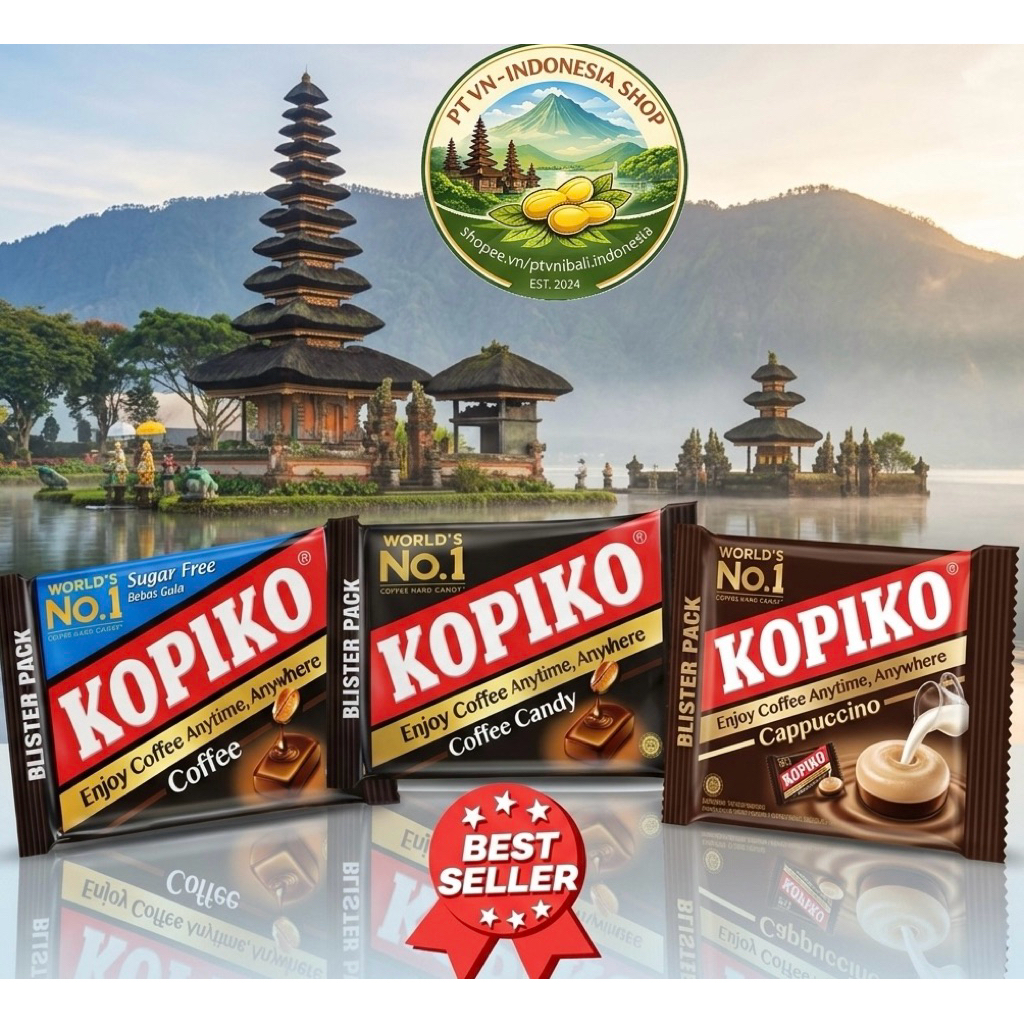 Kẹo cà phê Kopiko dạng vỉ 32gram – Kẹo cà phê Kdrama đình đám