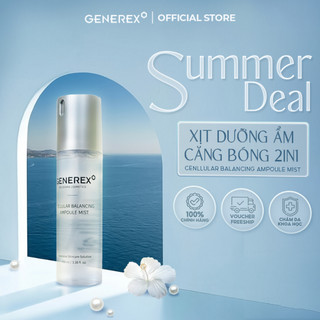 Xịt dưỡng ẩm GENEREX Cenllular Balancing Ampoule Mist 100ml