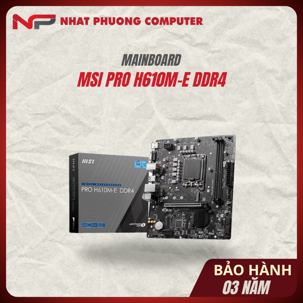 Mainboard MSI Pro H610M-E DDR4
