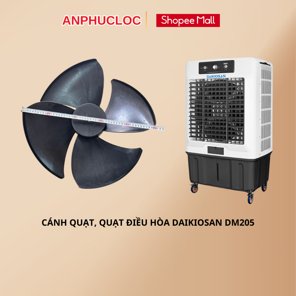 Cánh quạt quạt điều hòa Daikiosan DM205 hàng chính hãng
