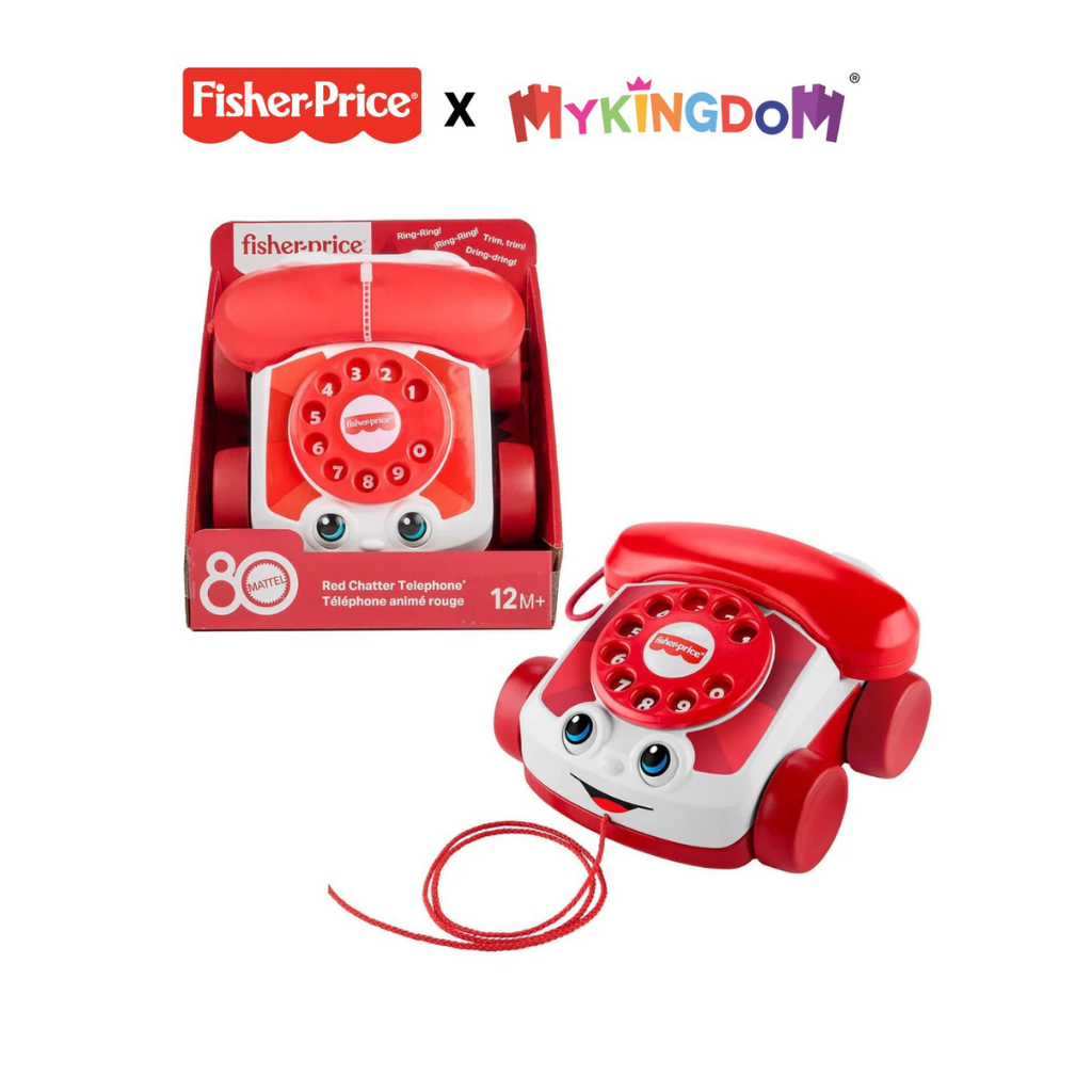 Đồ Chơi Điện Thoại Quay Số - Phiên Bản Mattel 80 Năm FISHER PRICE MATTEL JGG97
