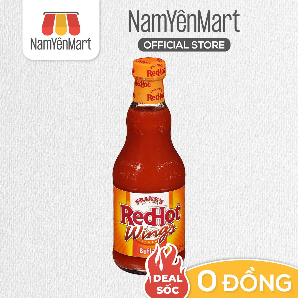 Sốt Frank's Redhot Buffalo sauce 354ml