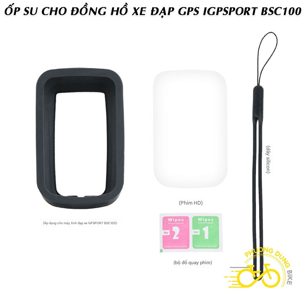 Ốp su cho đồng hồ đo tốc độ xe đạp GPS IGPSPORT BSC100S