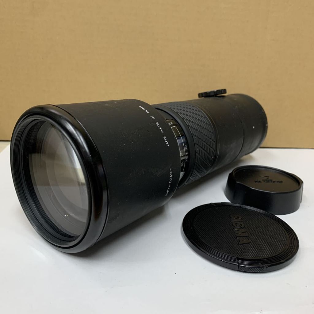 Lens Canon ef SIGMA AF TELE 500mm MULTI-COATED φ72 (Thấu kính 98%, AF Hoạt động - Full Box)