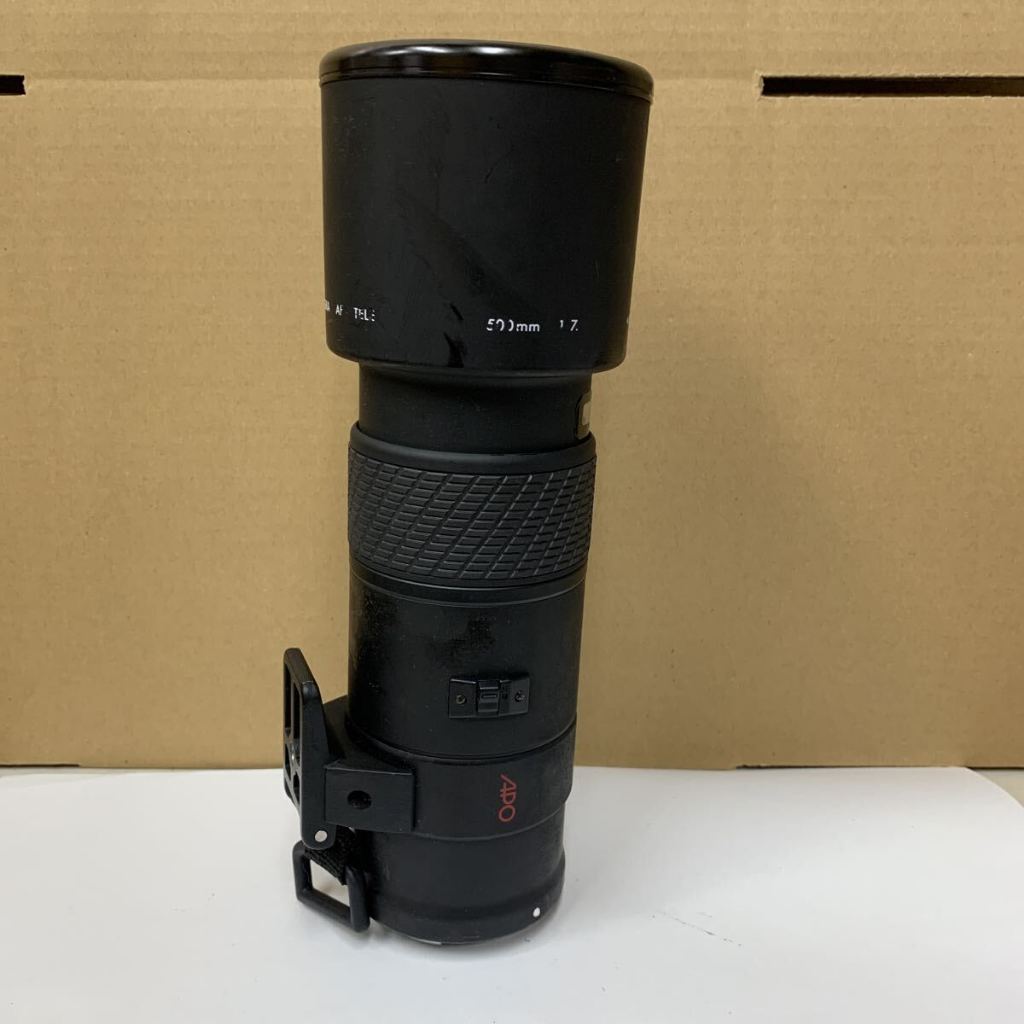 Lens Canon ef SIGMA AF TELE 500mm MULTI-COATED φ72 (Thấu kính 98%, AF Hoạt động - Full Box) - Ống kính Canon EF