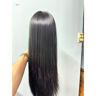 Đầu manocanh tóc nữ dài 70cm học cắt nhiệt nhẹ hàng cty loại 1
