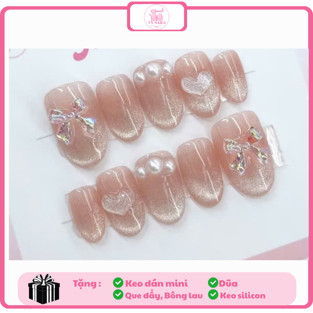 Nailbox kỷ yếu E44 thạch mắt mèo ánh trăng - Sam
