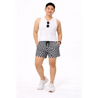 Quần Short Nam Club Monaco Bigsize 80–85kg – Form Ngắn Cá Tính, Vải Dày Xịn, Có Lót Lưới, 3 Túi Tiện Lợi (Size Âu)