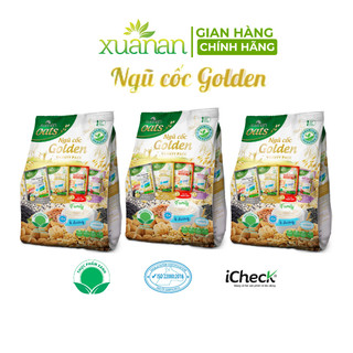 Combo 3 Túi Ngũ Cốc Golden (Variety Pack) Xuân An [ít đường] 400G {25g*16 gói}