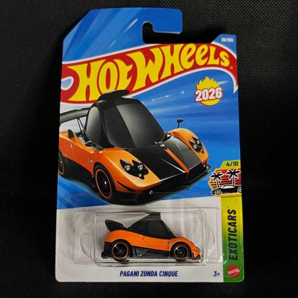 Xe hot wheels mô hình pagani zonda cinque 2026