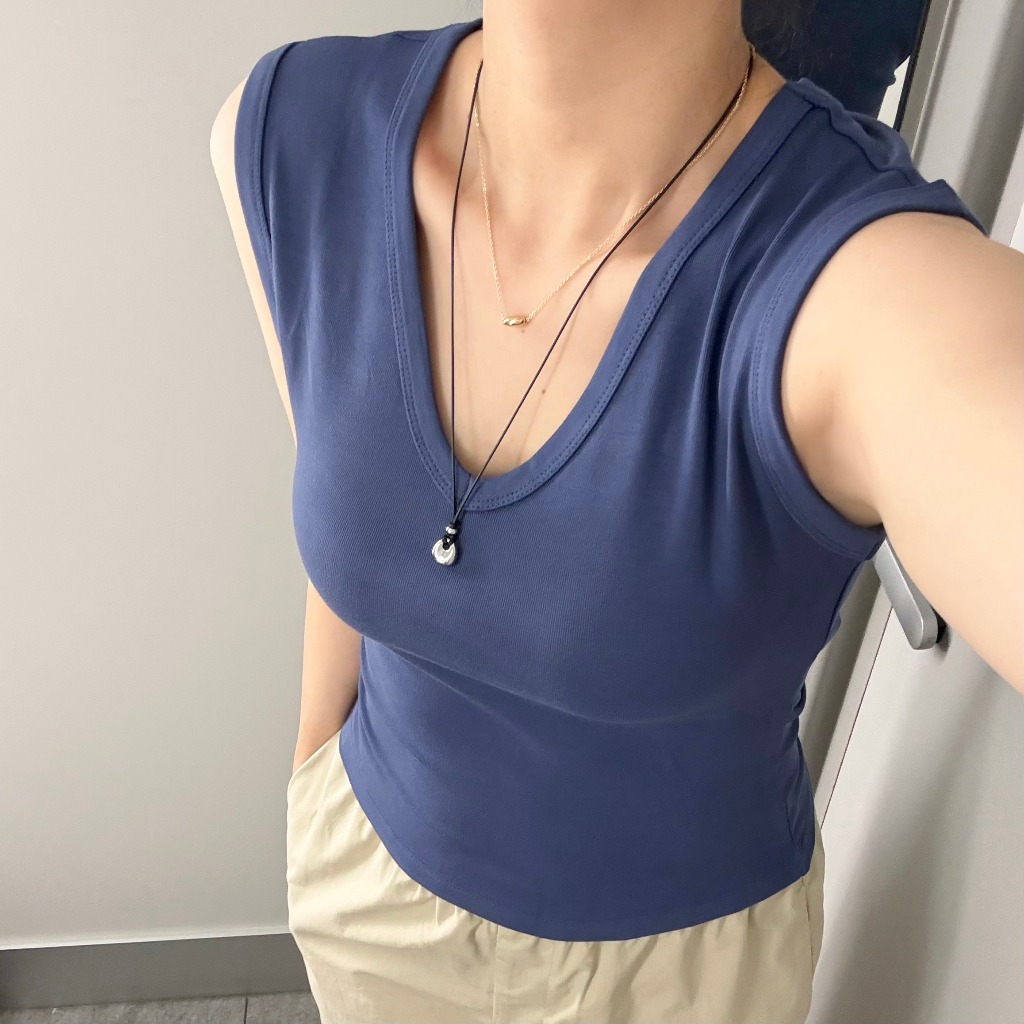 [A28- MẪU MỚI ] BI.POSILÁ - ÁO THUN BA LỖ BASIC CỔ TIM COTTON BORIP MỀM MỊN THOẢI MÁI - Áo Thun Ôm body nữ