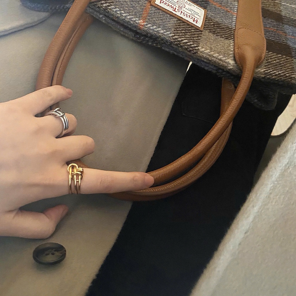 Twist Ring- Nhẫn Twist layer 3 lớp, cá tính, năng động