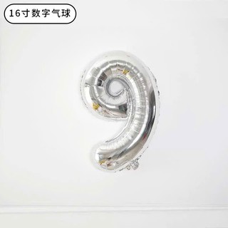 Bóng Số Trang Trí Sinh Nhật 40cm - Bóng Số Tuổi - Bong Bóng Chữ Số Size Nhỏ