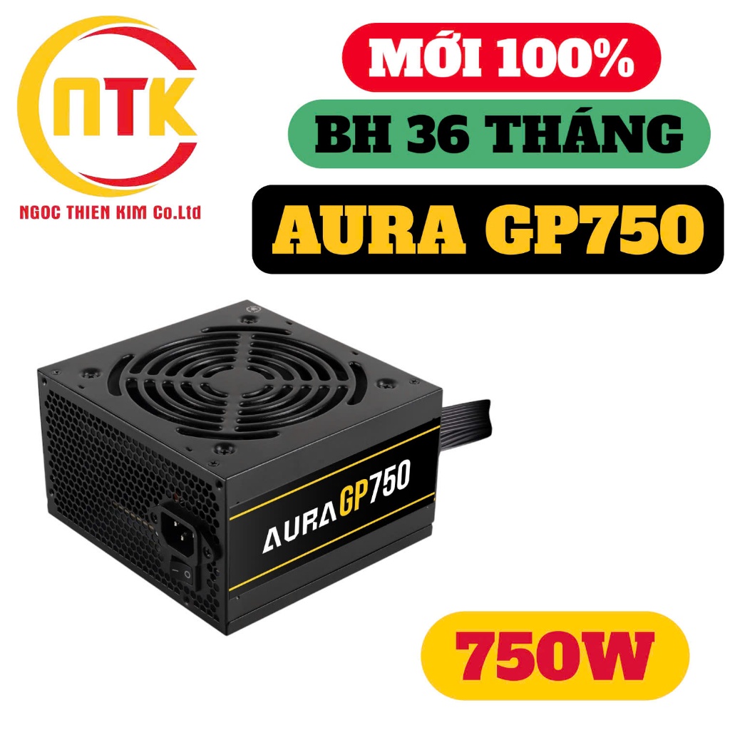 [NEW - BH 36 THÁNG] Nguồn máy tính GAMDIAS AURA GP750 750W, GP650 650W, GP550 550W chính hãng.