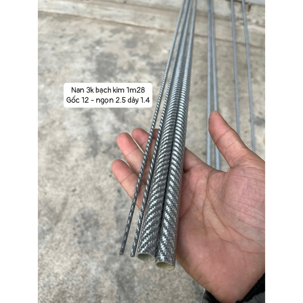 Nan 3k Bạc 1m28 - 1m55 làm diều