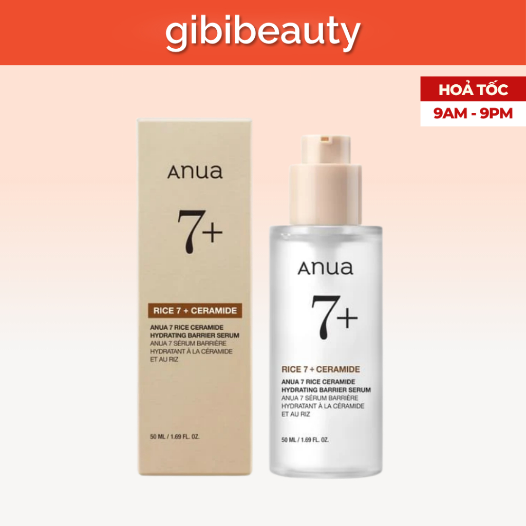 Serum ANUA 7 Rice Ceramide Hydrating Barrier Serum 50ml