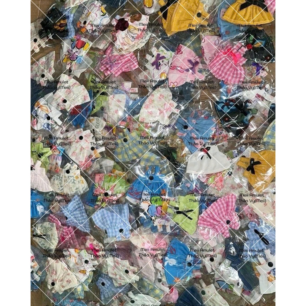 [5in] đầm 2 dây 5in búp bê