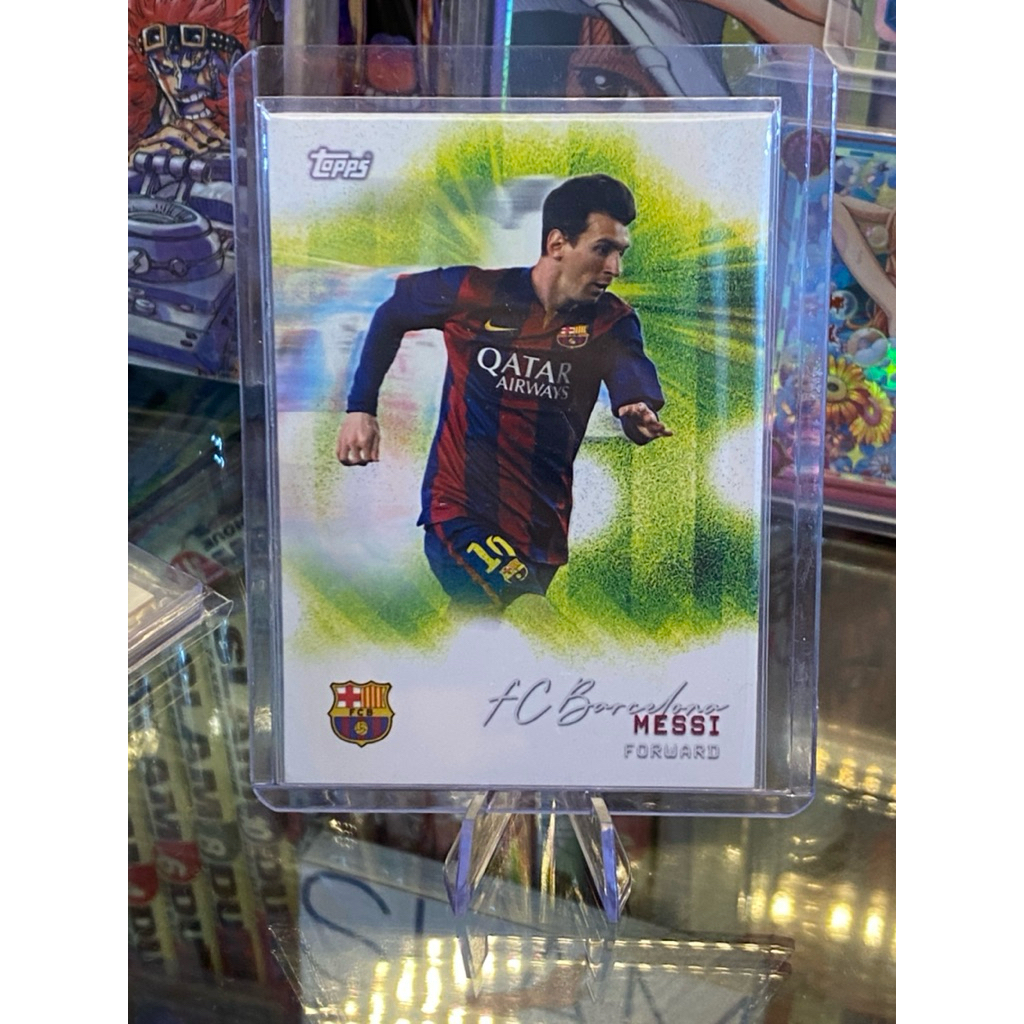 Thẻ Cầu Thủ Lionel Messi Topps Barcelona Team Set 2024-25 Áo Barcelona Đẹp