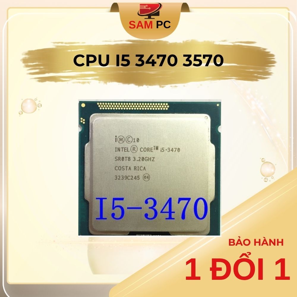 CPU core i5 3570, i5 3470 chạy trên main H61 socket 1155