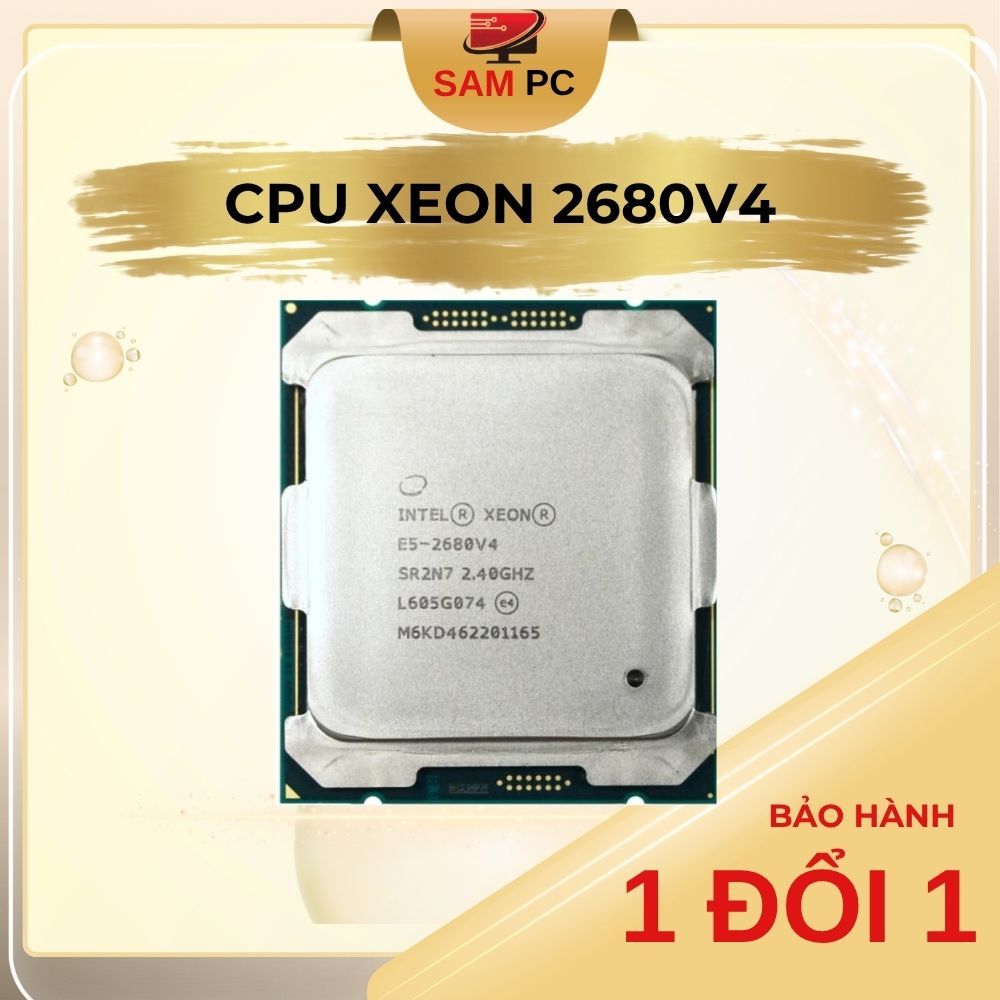 CPU Xeon E5 2680V4, 2683V4, 2686V4 Chạy trên Main X99 Chuyên Giả Lập
