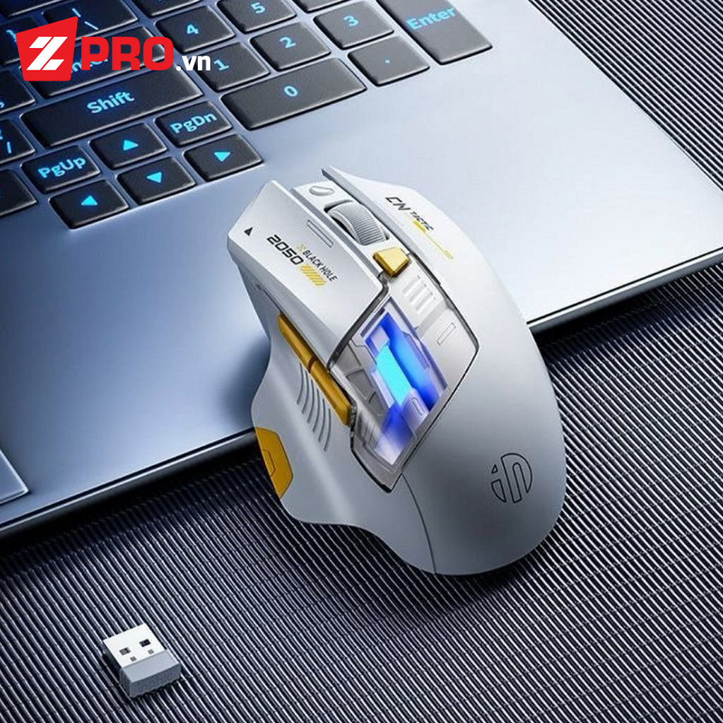 Chuột không dây gaming INPHIC A9 Pro Explorer V2 ( 3 Mode )