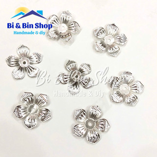 10 Phiến Hoa Đào 5 Cánh Nhọn Làm Trâm Cài Tóc, Phụ Kiện Trang Sức Cổ Trang  - PKTR120