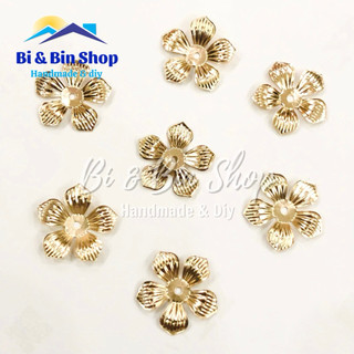 10 Phiến Hoa Đào 5 Cánh Nhọn Làm Trâm Cài Tóc, Phụ Kiện Trang Sức Cổ Trang  - PKTR120